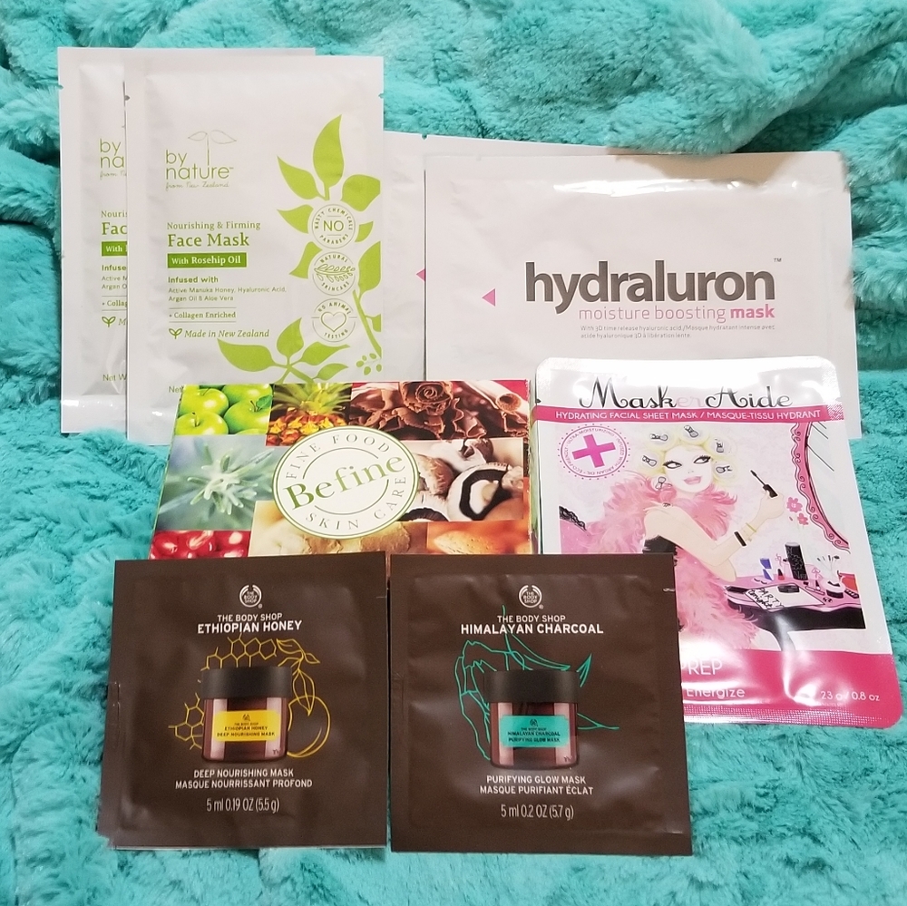 Lot of 12 assorted Sheet Masks